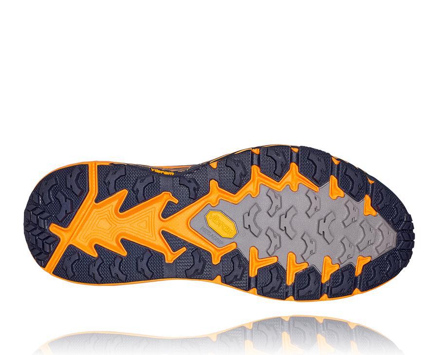 Hoka One One Trailsko Herre - Speedgoat 4 - Blå/Orange - 834126SZM